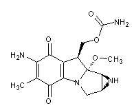 絲裂霉素C結(jié)構(gòu)式